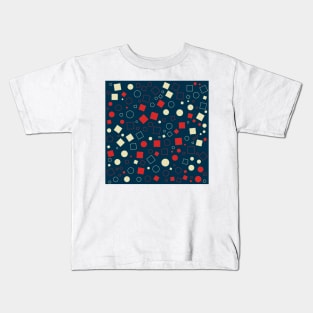 Abstract geometric shapes pattern Kids T-Shirt